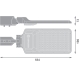 LEDVANCE URBAN AREA E 100W 830 IP65 GY EUE 